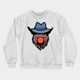 A Wild Boar's Stylish Accessory Crewneck Sweatshirt